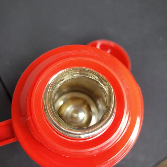 Vintage Aladdin's Vanguard 32C-Cup Quart Thermos Bottle Black Diamond Design 12" - Picture 7 of 9